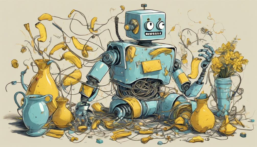 robots causing comedic chaos