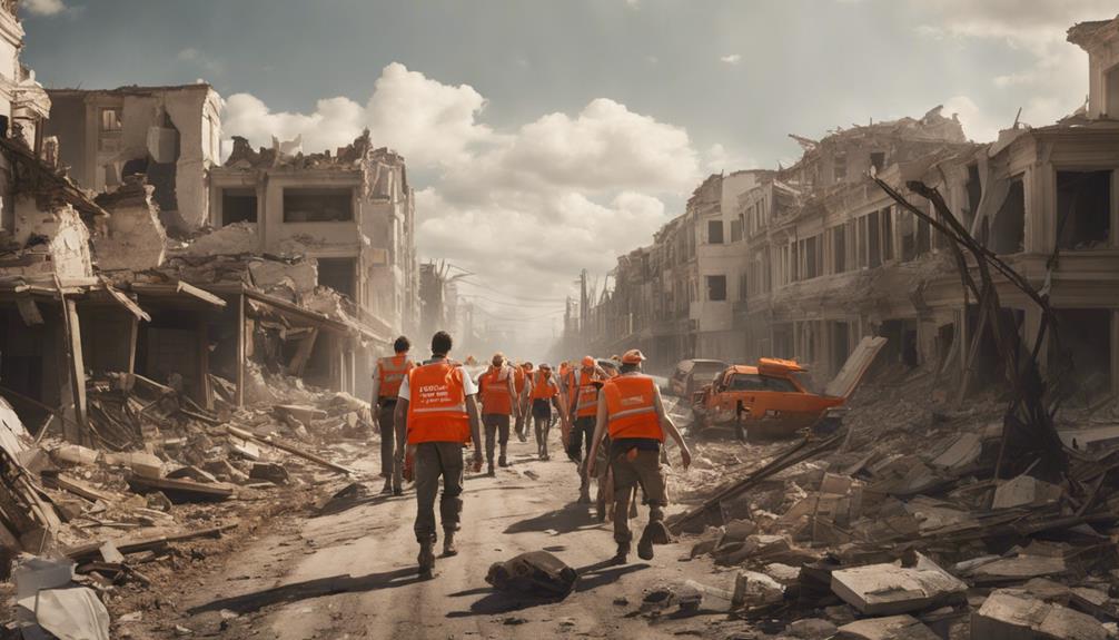 volunteers aid disaster recovery
