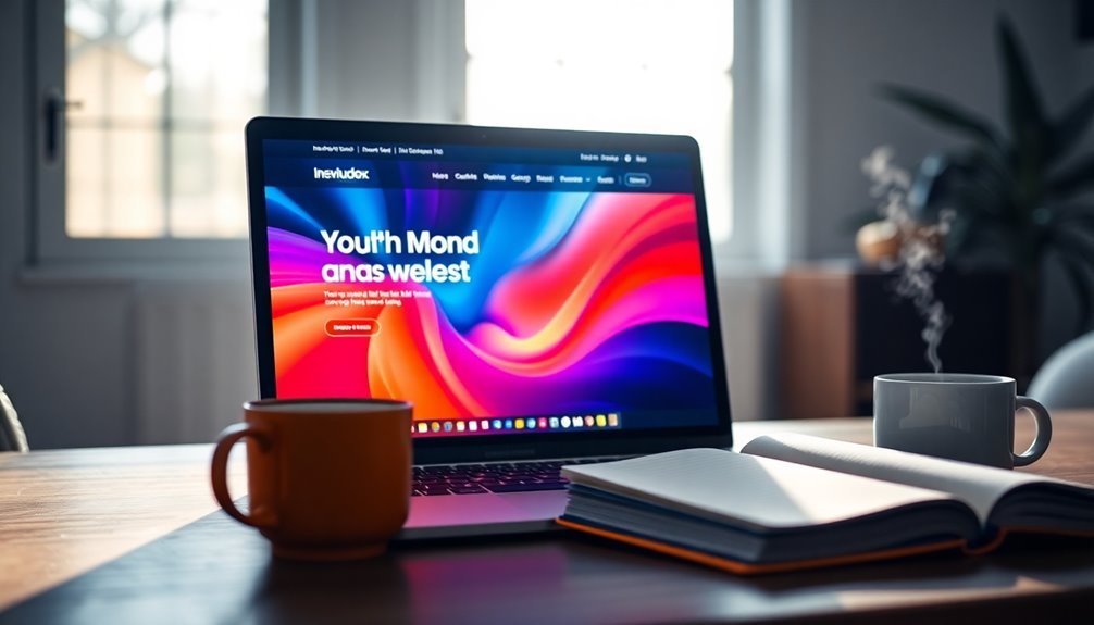 attention grabbing website design