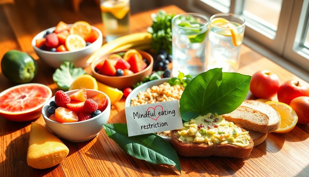 balanced eating without restrictions