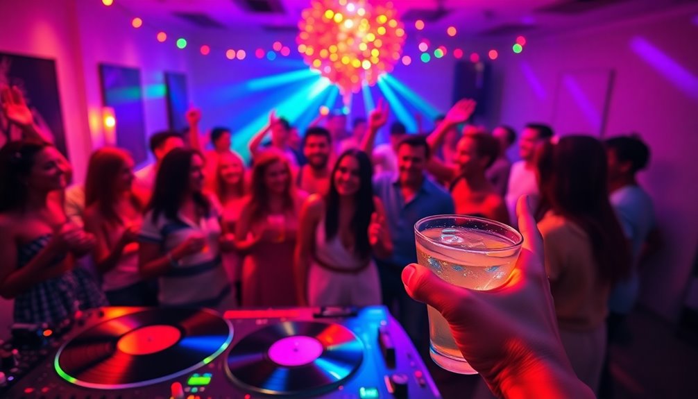 enhance party atmosphere with music